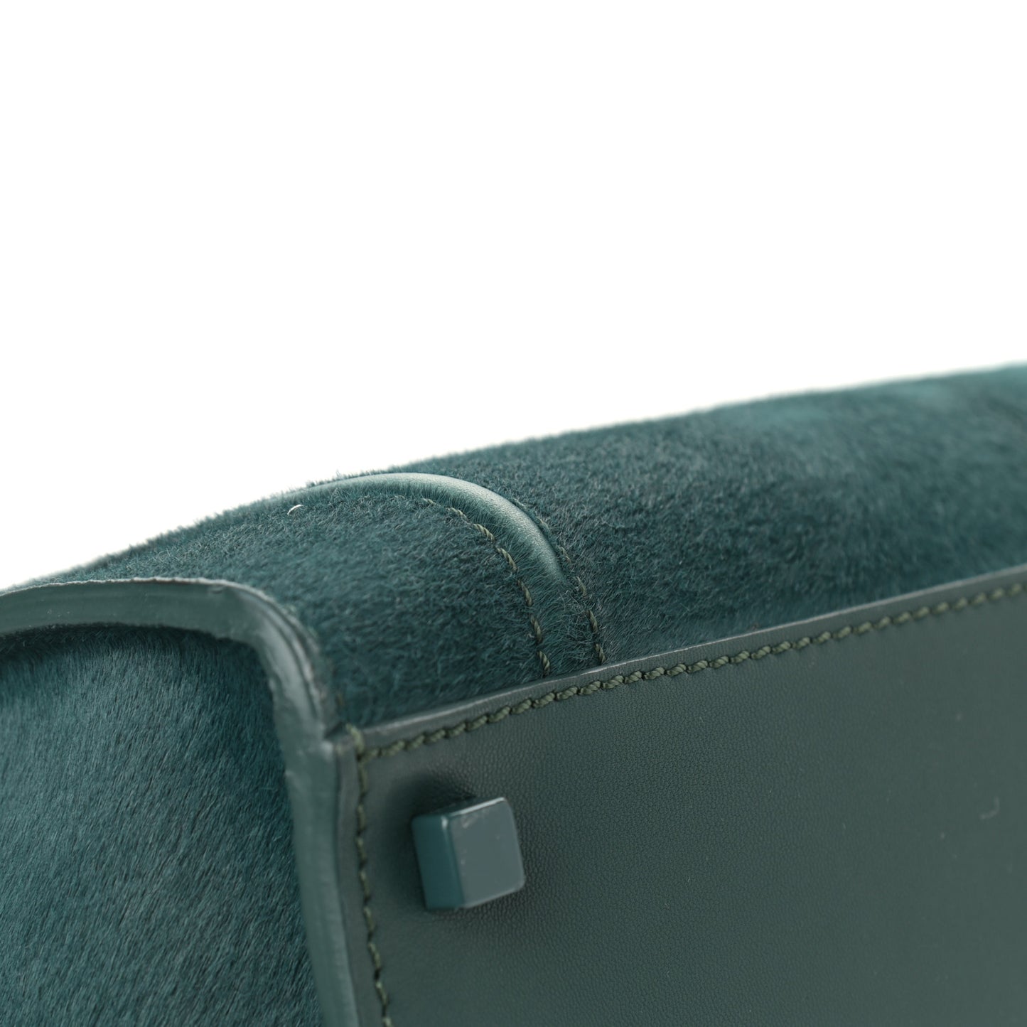 Pony Hair Medium Phantom Luggage Jade