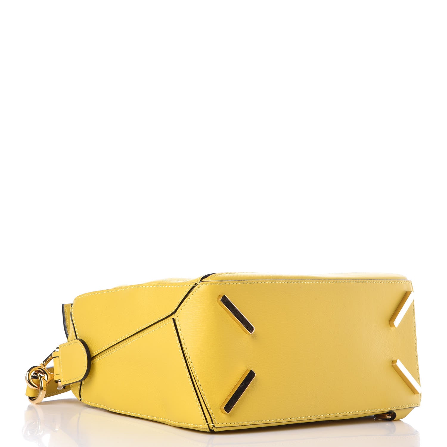 Loewe Calfskin Small Puzzle Bag Yellow 5 of 9