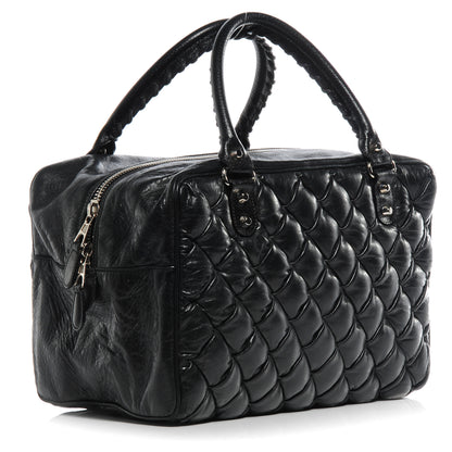Balenciaga Chevre Quilted Matelasse MM Black 3 of 7