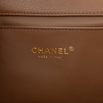 Chanel Caviar Quilted Coco First Flap Beige 6 of 11