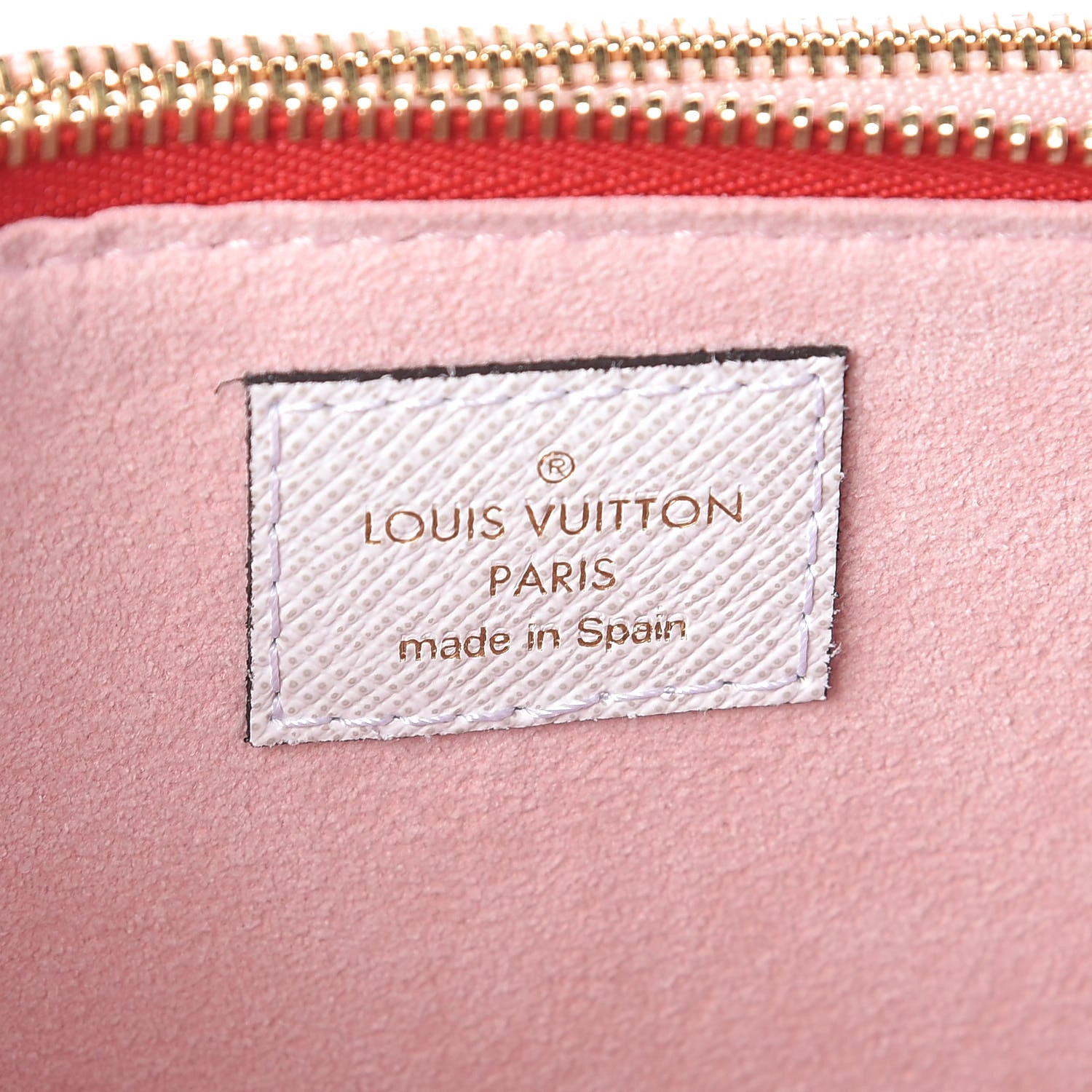 Louis Vuitton Monogram Giant Double Zip Pochette Rouge 7 of 10