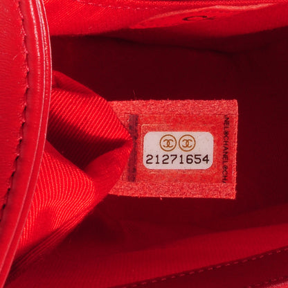 Chanel Lambskin Quilted Medium Boy Flap Red 8 of 9