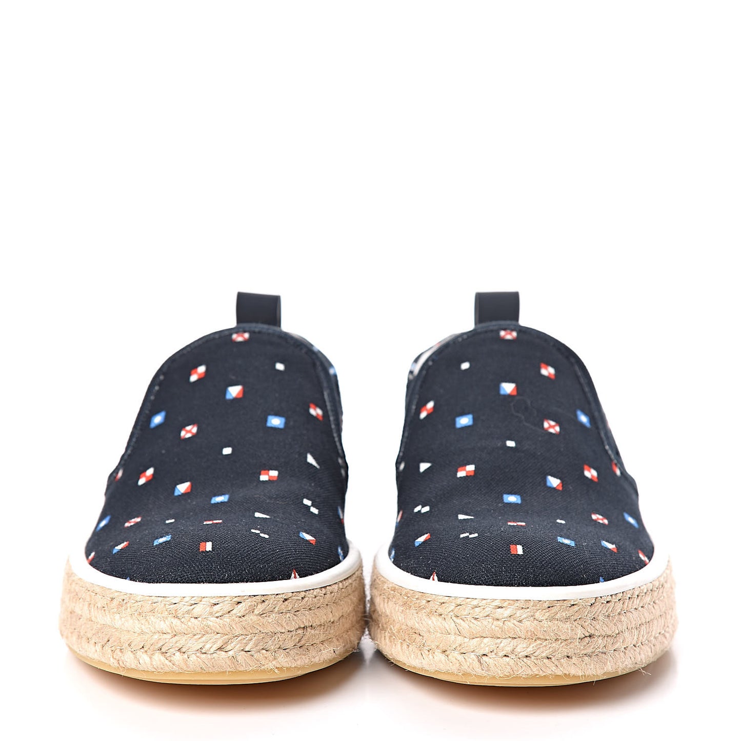 Canvas Damier America's Cup Slip On Sneakers 8 Navy