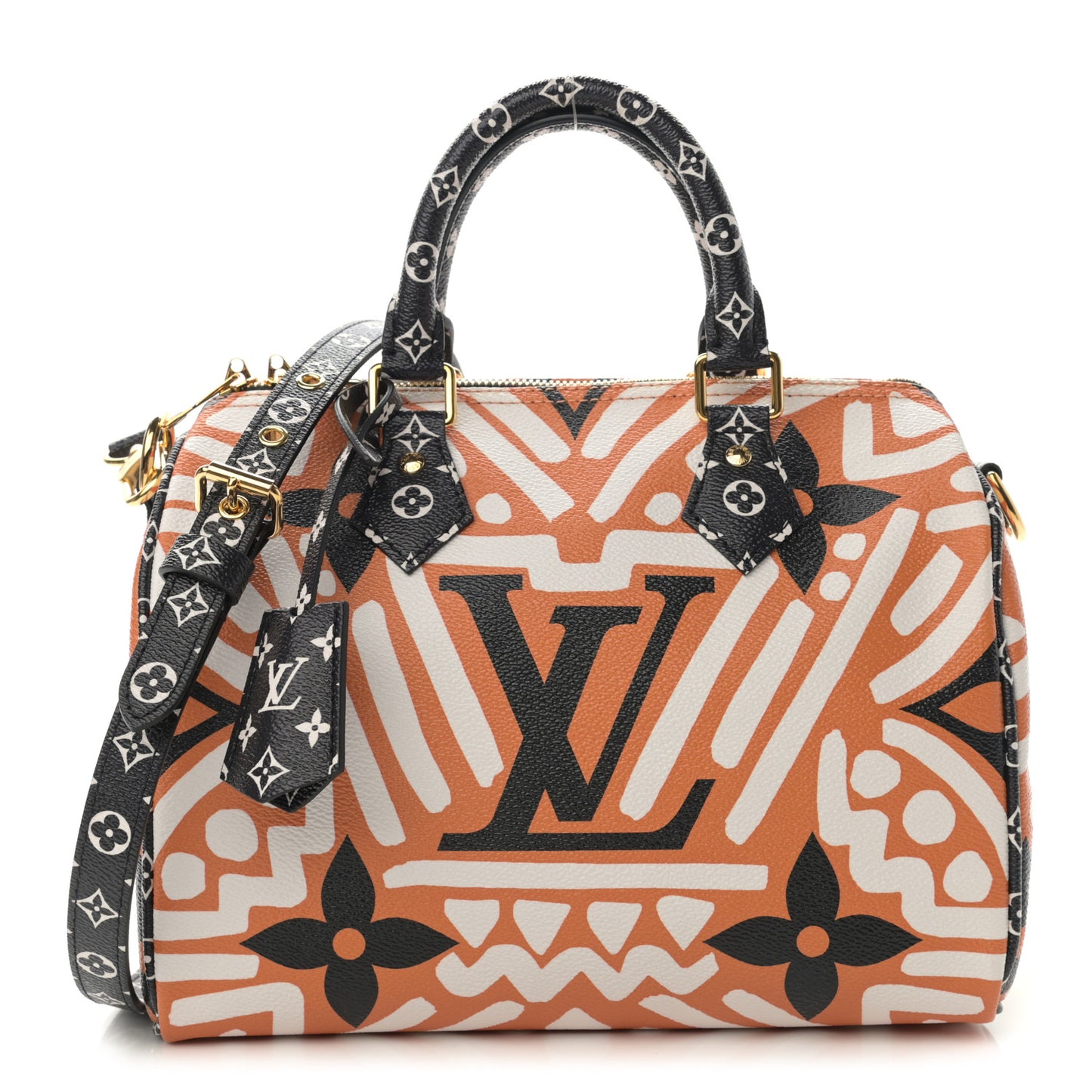 Monogram Giant Crafty Speedy Bandouliere 25 Creme Caramel