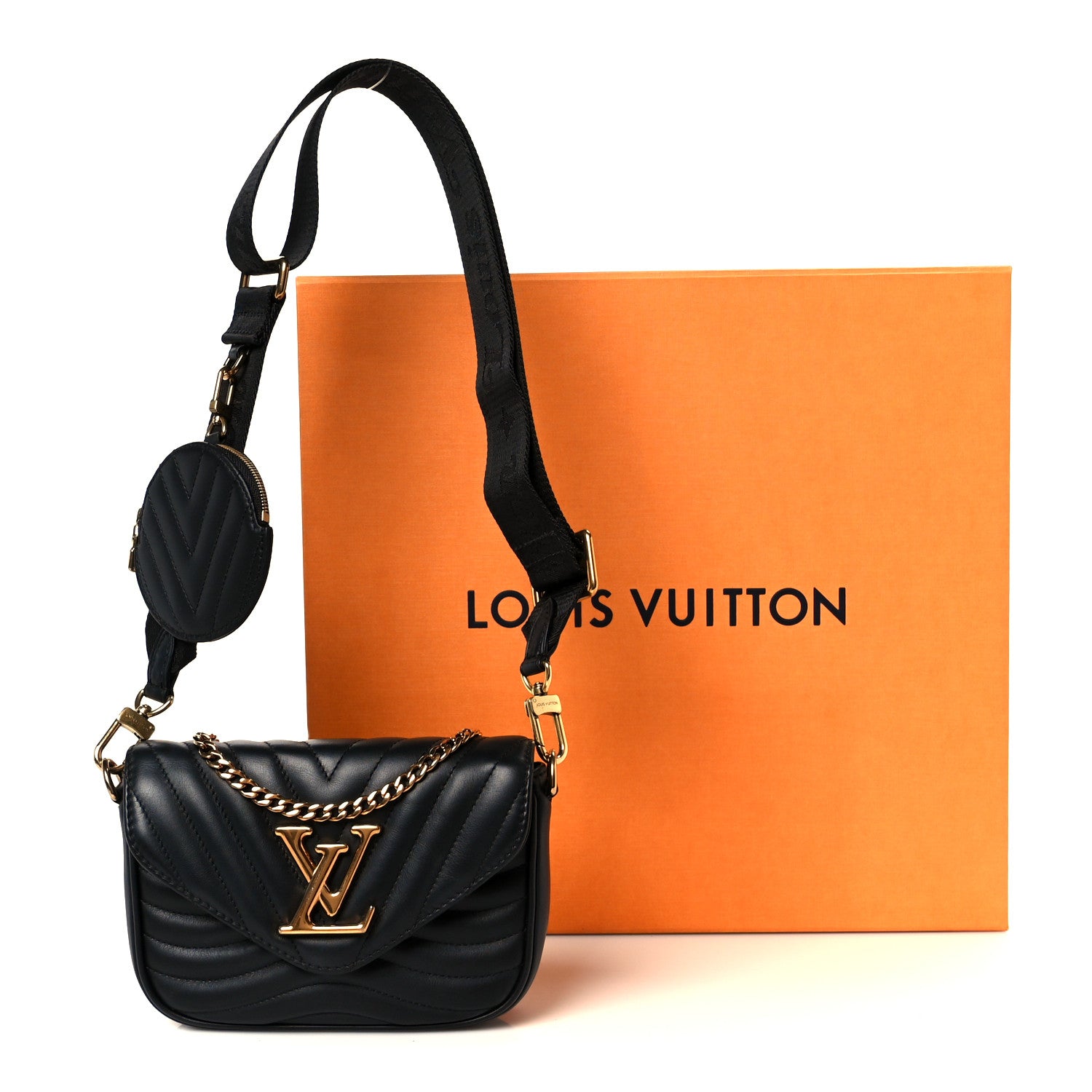 Louis Vuitton Calfskin New Wave Multi Pochette Black 13 of 13