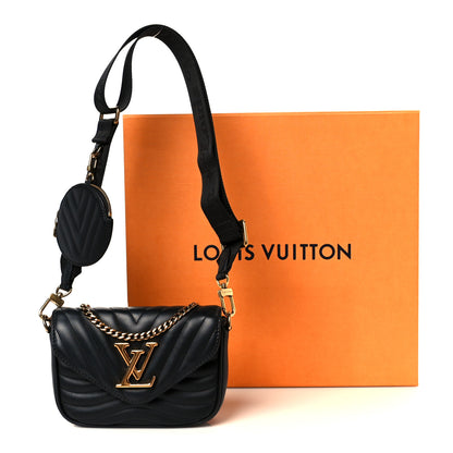 Louis Vuitton Calfskin New Wave Multi Pochette Black 13 of 13