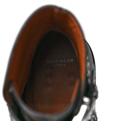 Givenchy Calfskin Studded Prue Buckle Bootie 36.5 Black 7 of 8