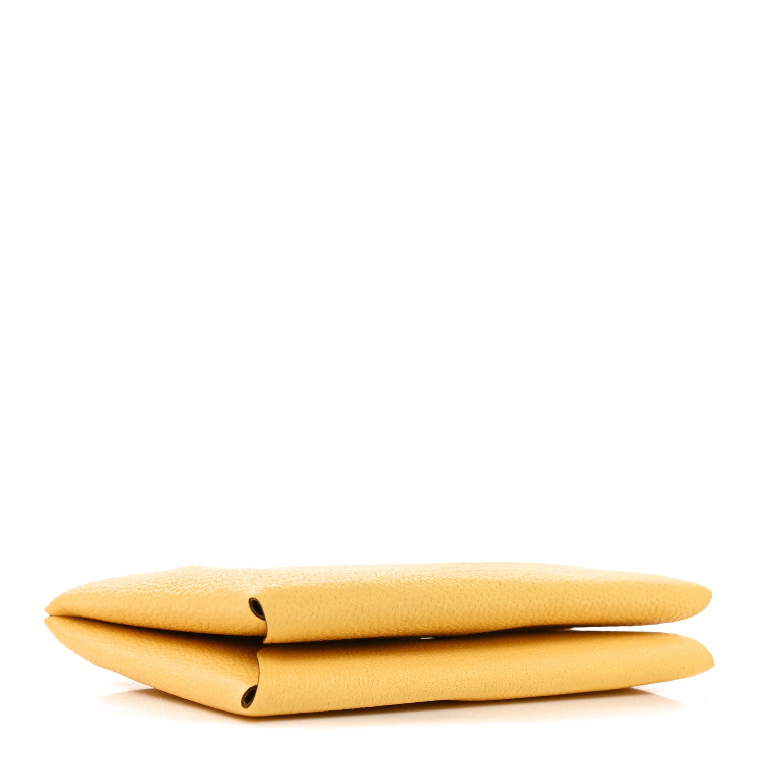 Hermes Chevre Mysore Calvi Card Case Jaune Citron 4 of 8