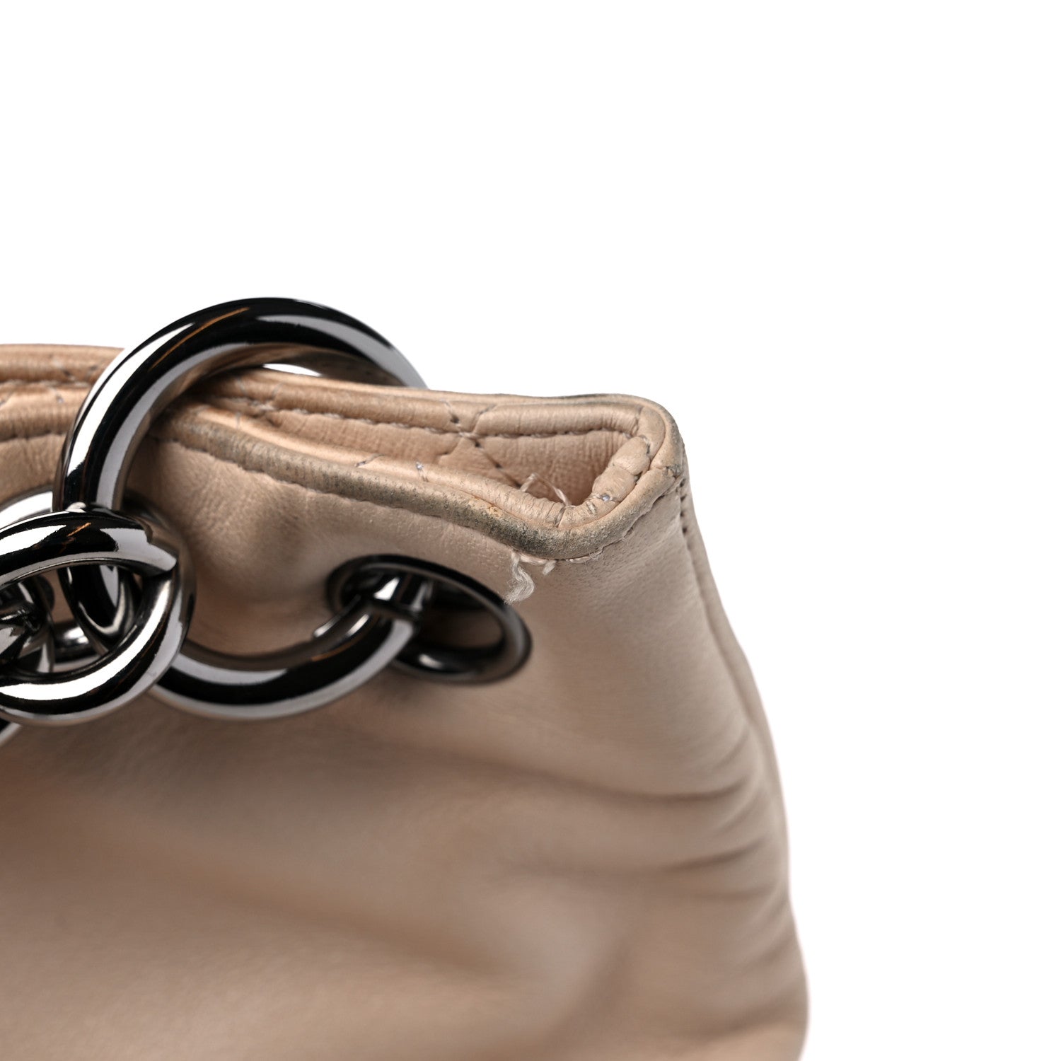 Chanel Lambskin Soft and Chain Large Hobo Beige 15 of 17