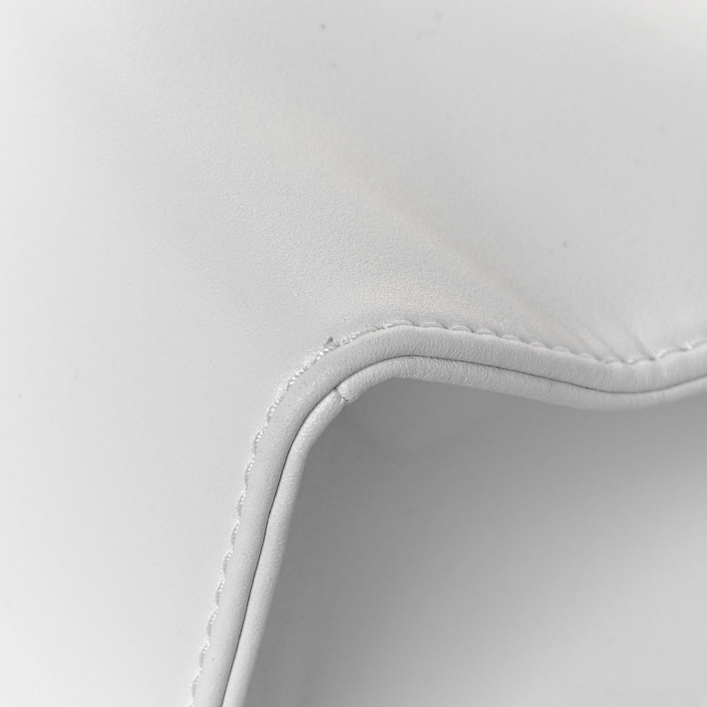 Vegan Leather Small Shopping Bag White