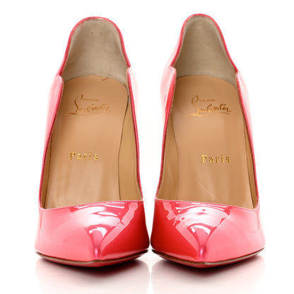 Christian Louboutin Metallic Patent Fluo Hot Chick 100 Pumps 38 Florida 2 of 10