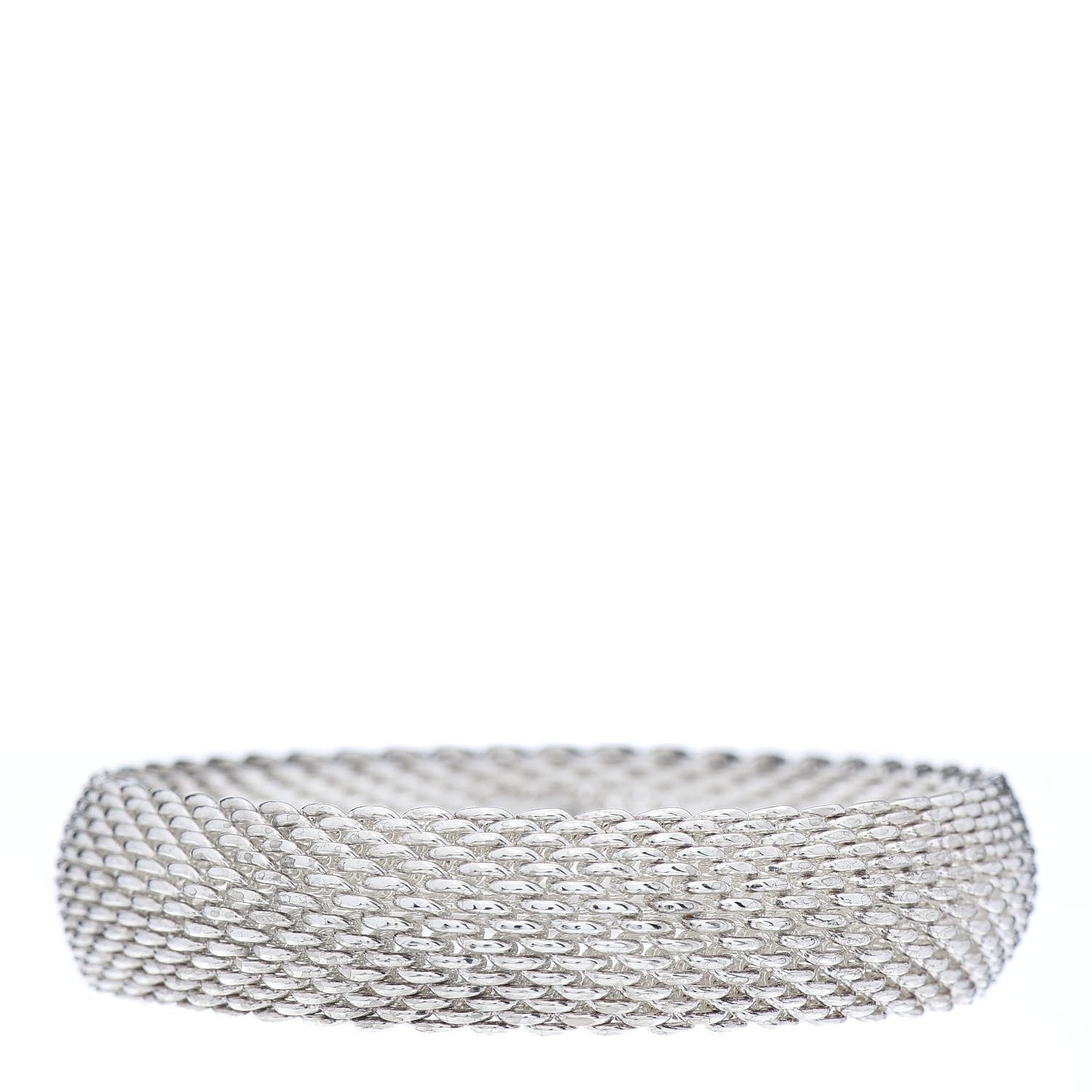 Tiffany Sterling Silver Somerset Mesh Bracelet 1 of 4