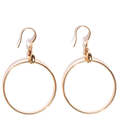Gucci 18K Rose Gold Marina Hoop Earrings 1 of 4