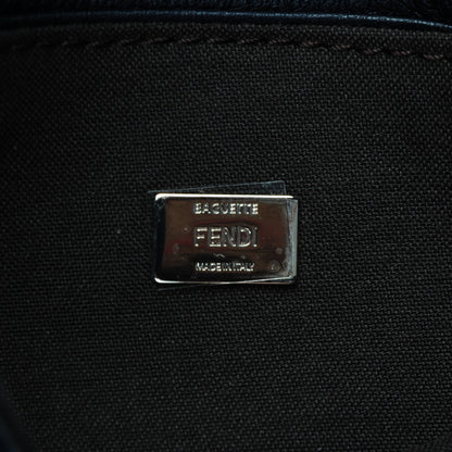 Fendi Nappa Micro Baguette Blue 7 of 8