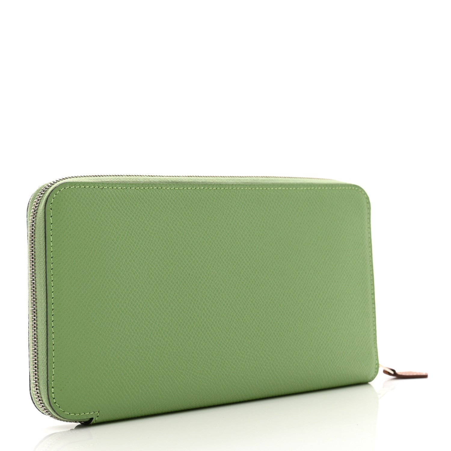 Hermes Epsom Silk'In Wallet Vert Criquet 3 of 7