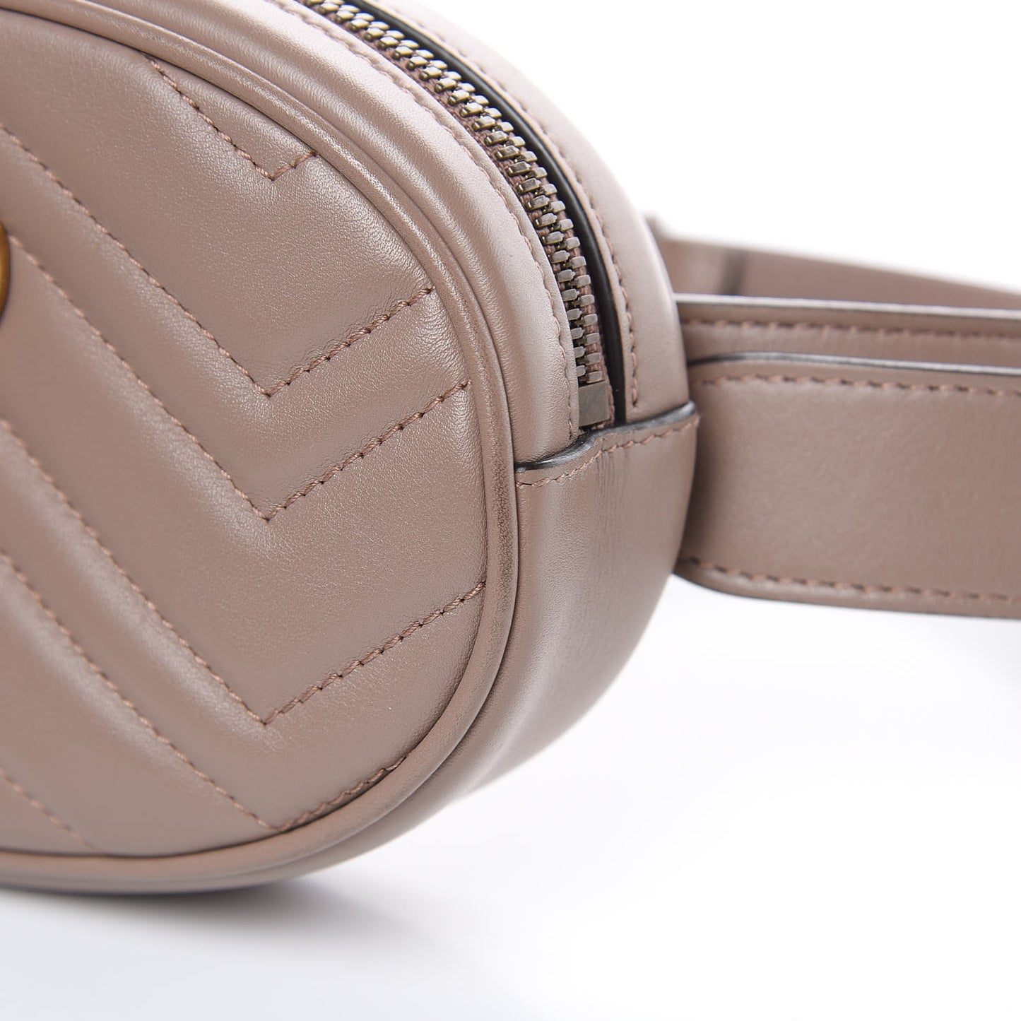 Calfskin Matelasse GG Marmont Belt Bag 85 34 Porcelain Rose