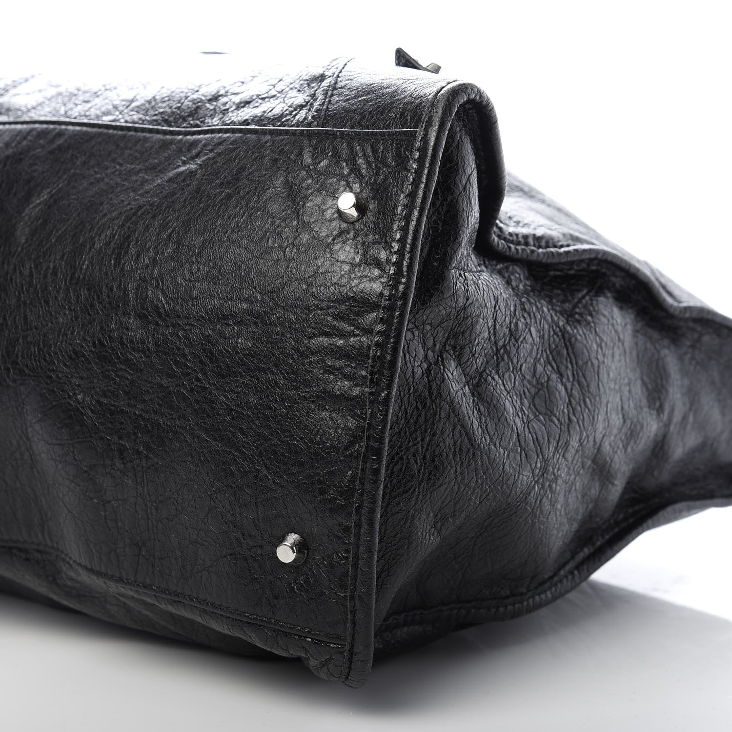 Balenciaga Agneau Classic Hardware Silver Work Black 7 of 8