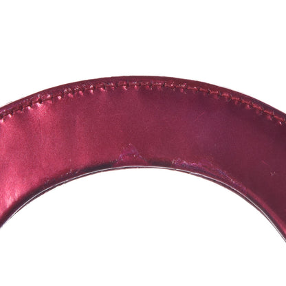 Christian Dior Metallic Patent Micro-Cannage Mini Lady Dior Fuchsia 9 of 14