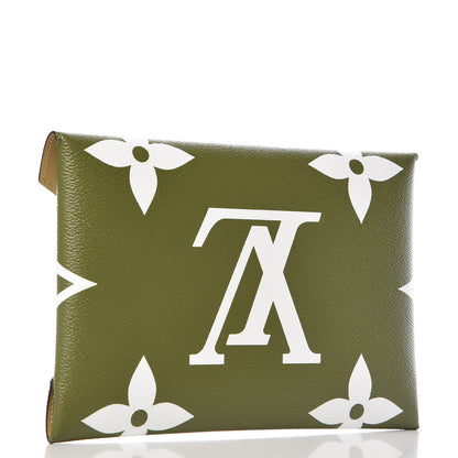 Louis Vuitton Monogram Giant Large Kirigami Pochette Kaki 3 of 7