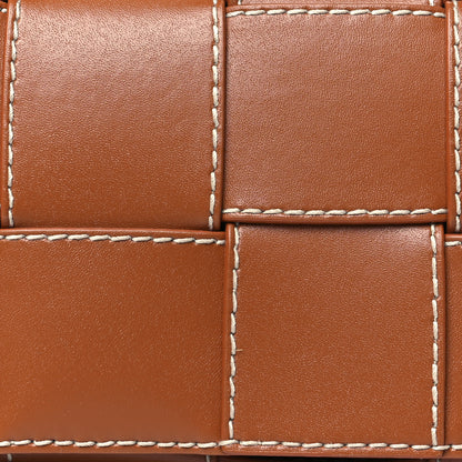 Bottega Veneta Calfskin Maxi Intreccio Mini Cassette Belt Bag Wood 8 of 12