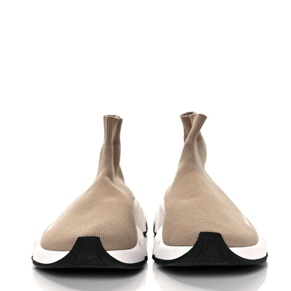 Balenciaga Neoprene Knit Bi-Color Sole Womens Speed Sneakers 37 Beige White Black 2 of 8