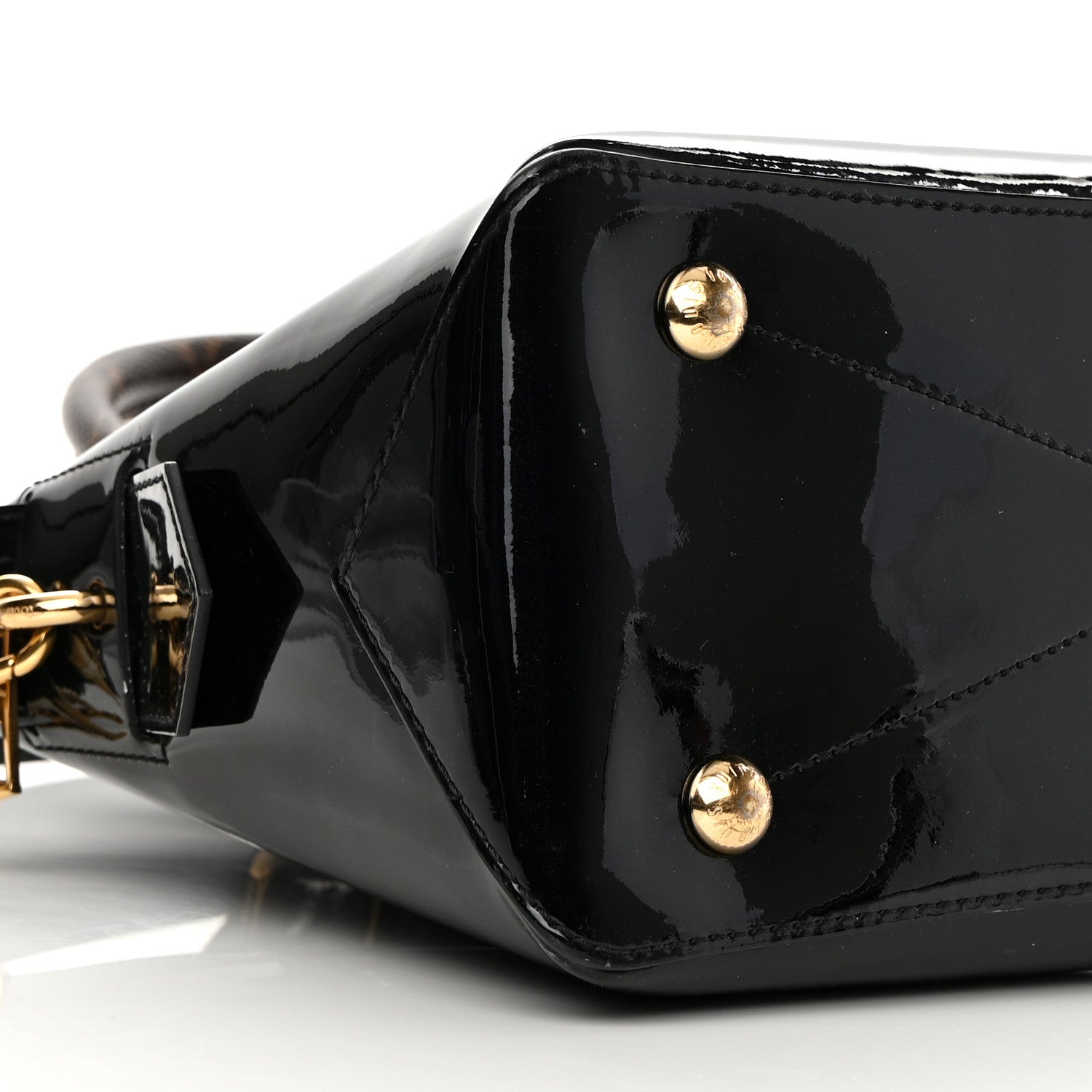 Louis Vuitton Patent Calfskin Miroir Tote Black 6 of 16