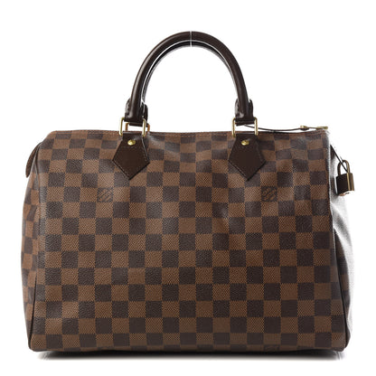 Louis Vuitton Damier Ebene Speedy 30 1 of 12