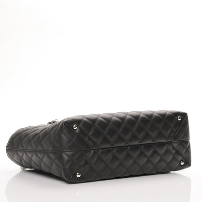 Chanel Calfskin Quilted Large Shopping Tote Black 4 of 7