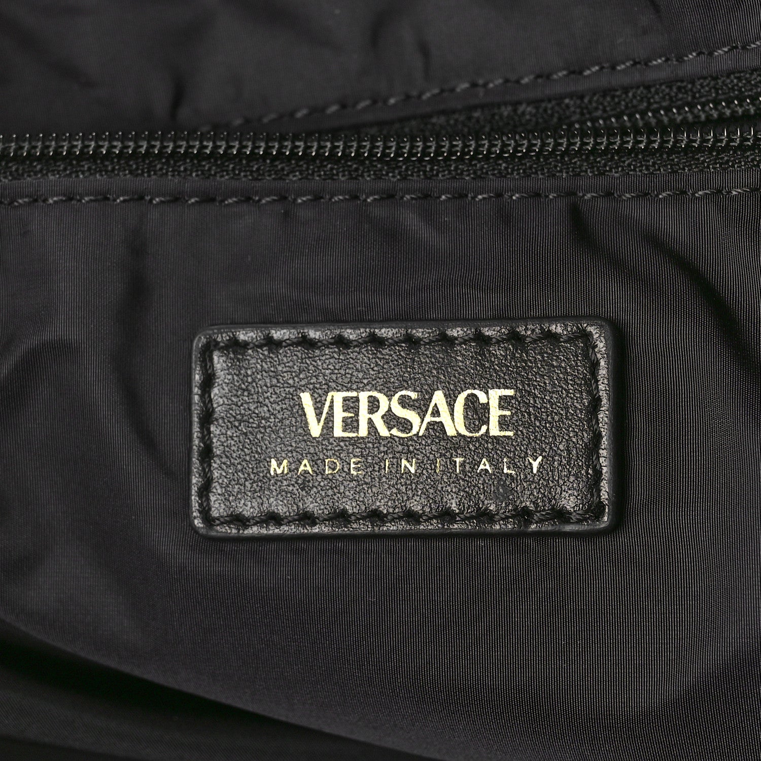 Versace Nylon Medusa Tote Flamingo Black 6 of 9