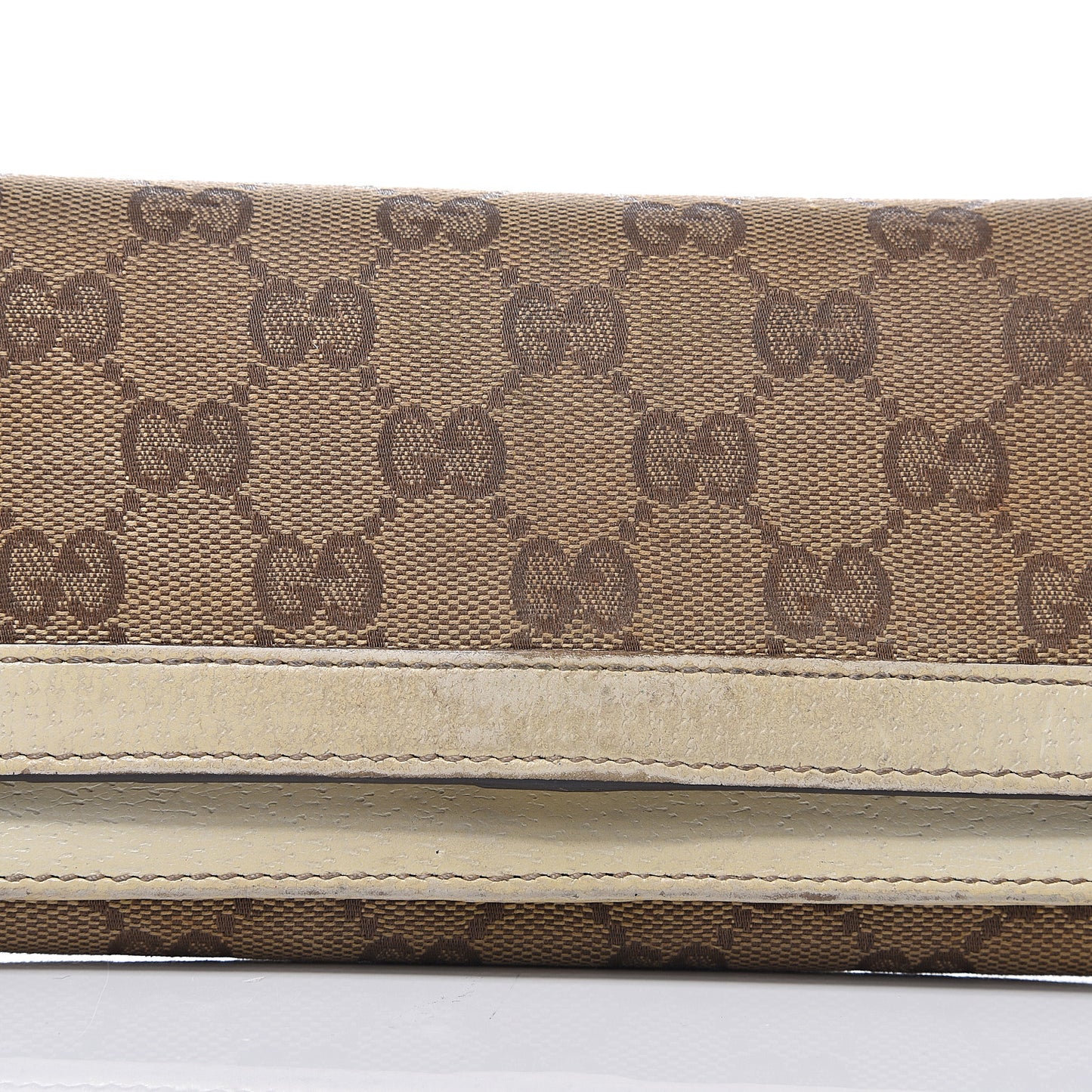Monogram Continental Charmy Wallet White