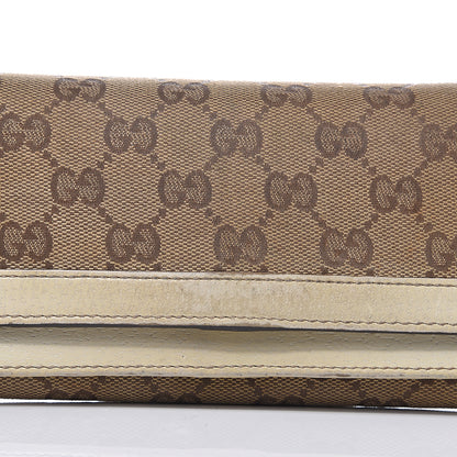 Gucci Monogram Continental Charmy Wallet White 10 of 15