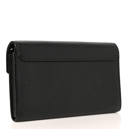 Louis Vuitton Soft Calfskin My Lockme Wallet Black 3 of 9