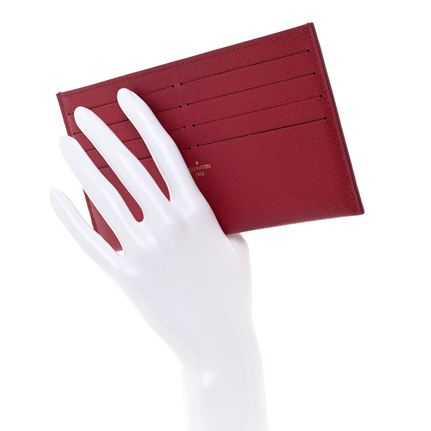 Louis Vuitton Calfskin Felicie Card Holder Insert Fuchsia 2 of 6