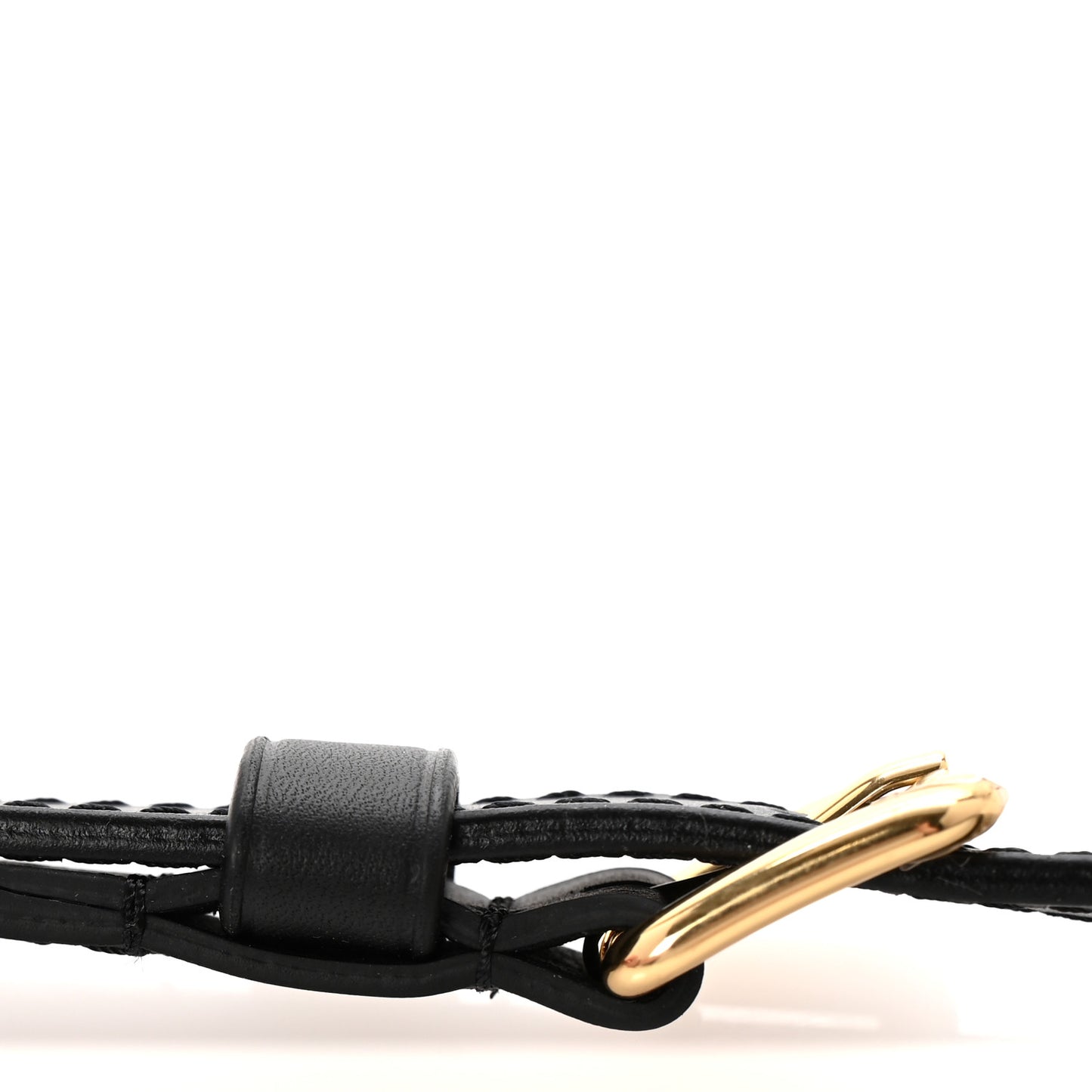 Calfskin Adjustable Shoulder Strap Black