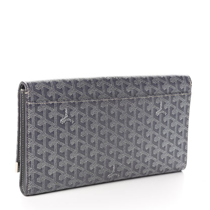 Goyard Goyardine Monte Carlo Bois Clutch Grey 2 of 7