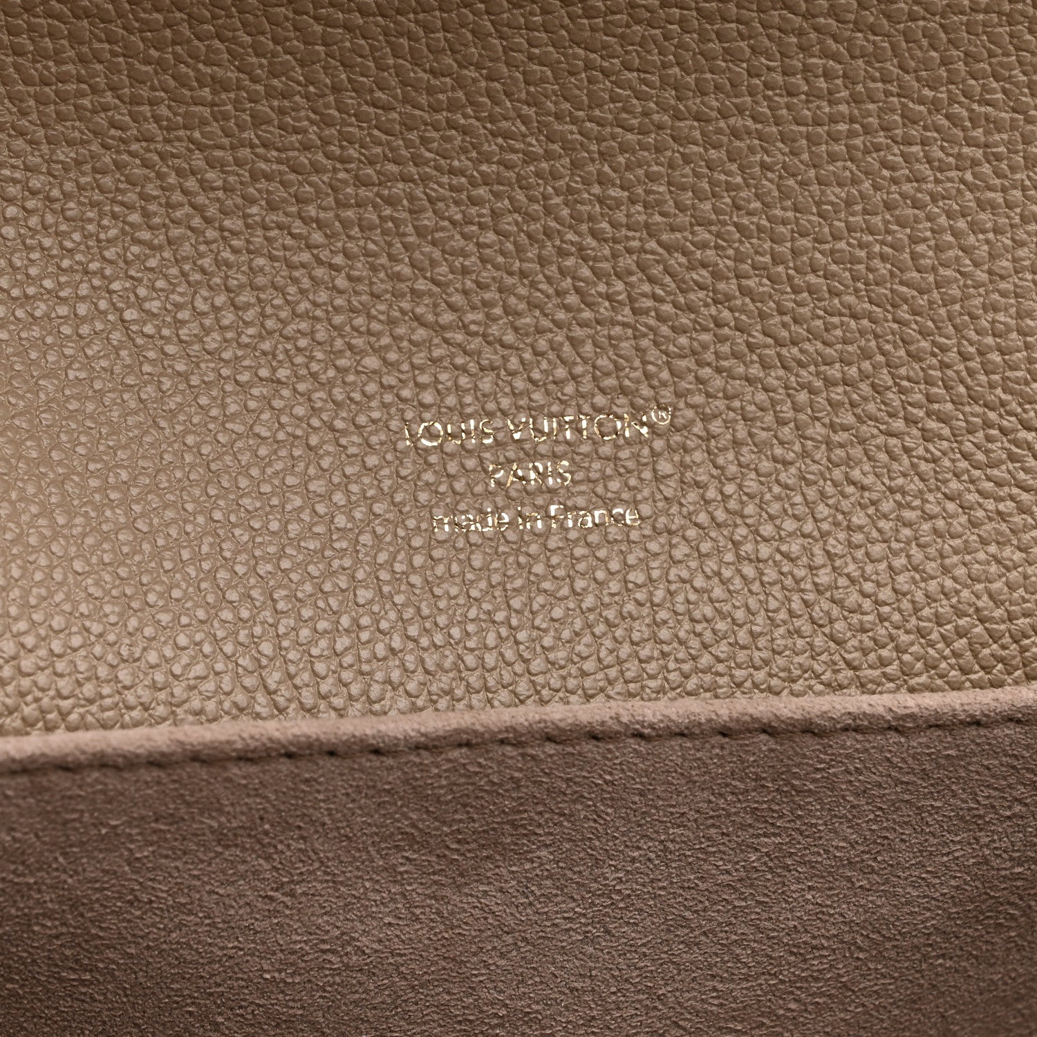 Louis Vuitton Empreinte Monogram Giant Pochette Metis East West Tourterelle Creme 6 of 9
