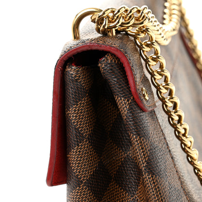 Louis Vuitton Damier Ebene Caissa Clutch Cherry Cherry 10 of 12
