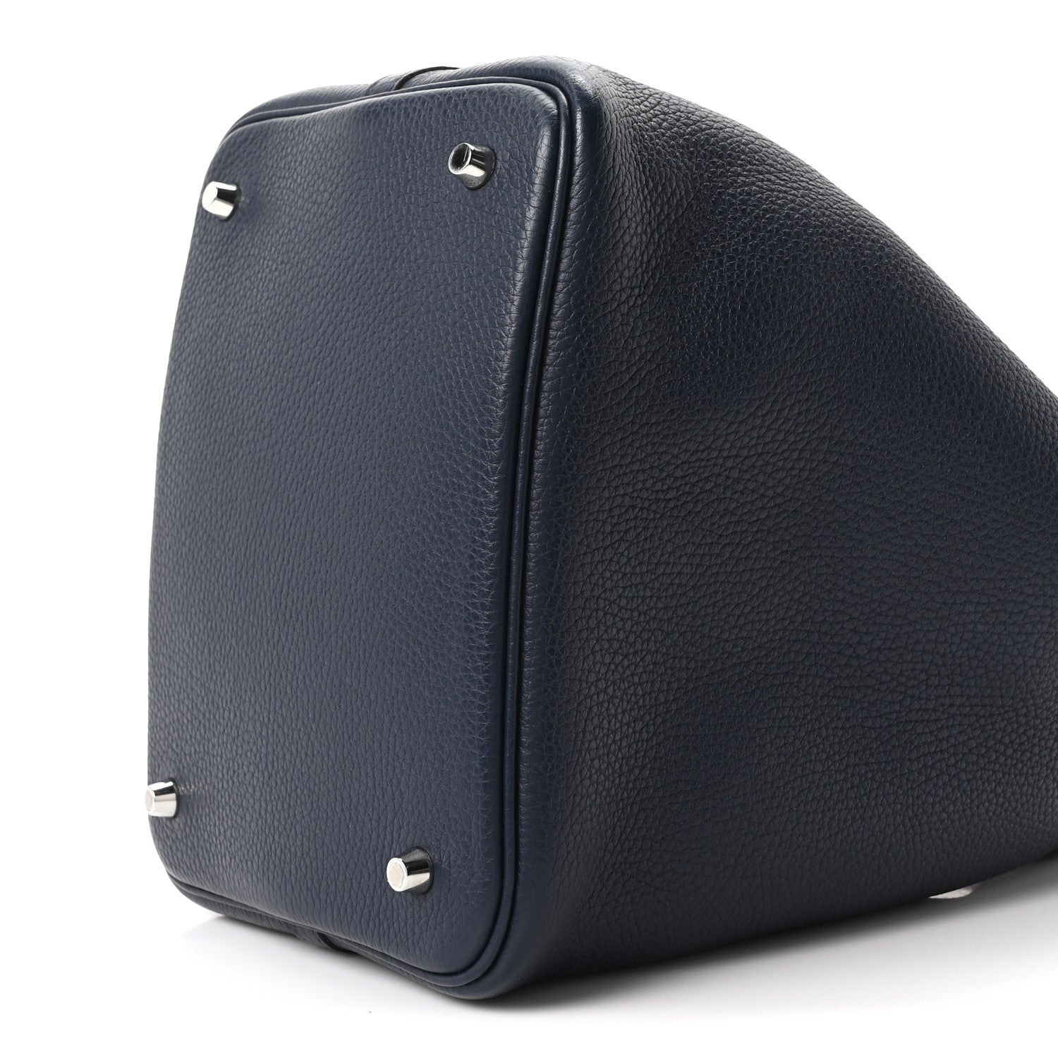 Hermes Taurillon Clemence Picotin Lock 22 MM Bleu Nuit Rose Pourpre 10 of 10