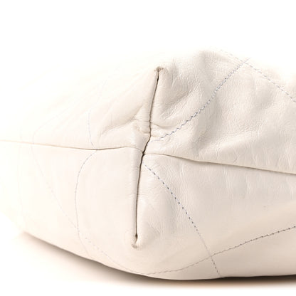 Chanel Shiny Calfskin Quilted Chanel 22 White 11 of 11