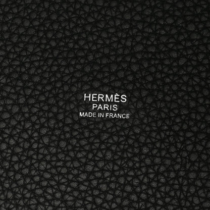 Hermes Taurillon Clemence Picotin Lock 22 MM Black 6 of 10