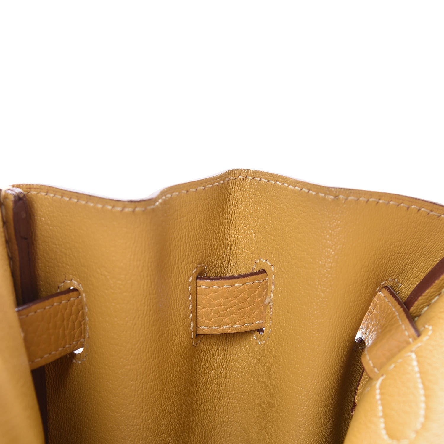 Hermes Taurillon Clemence Birkin 35 Curry 10 of 43