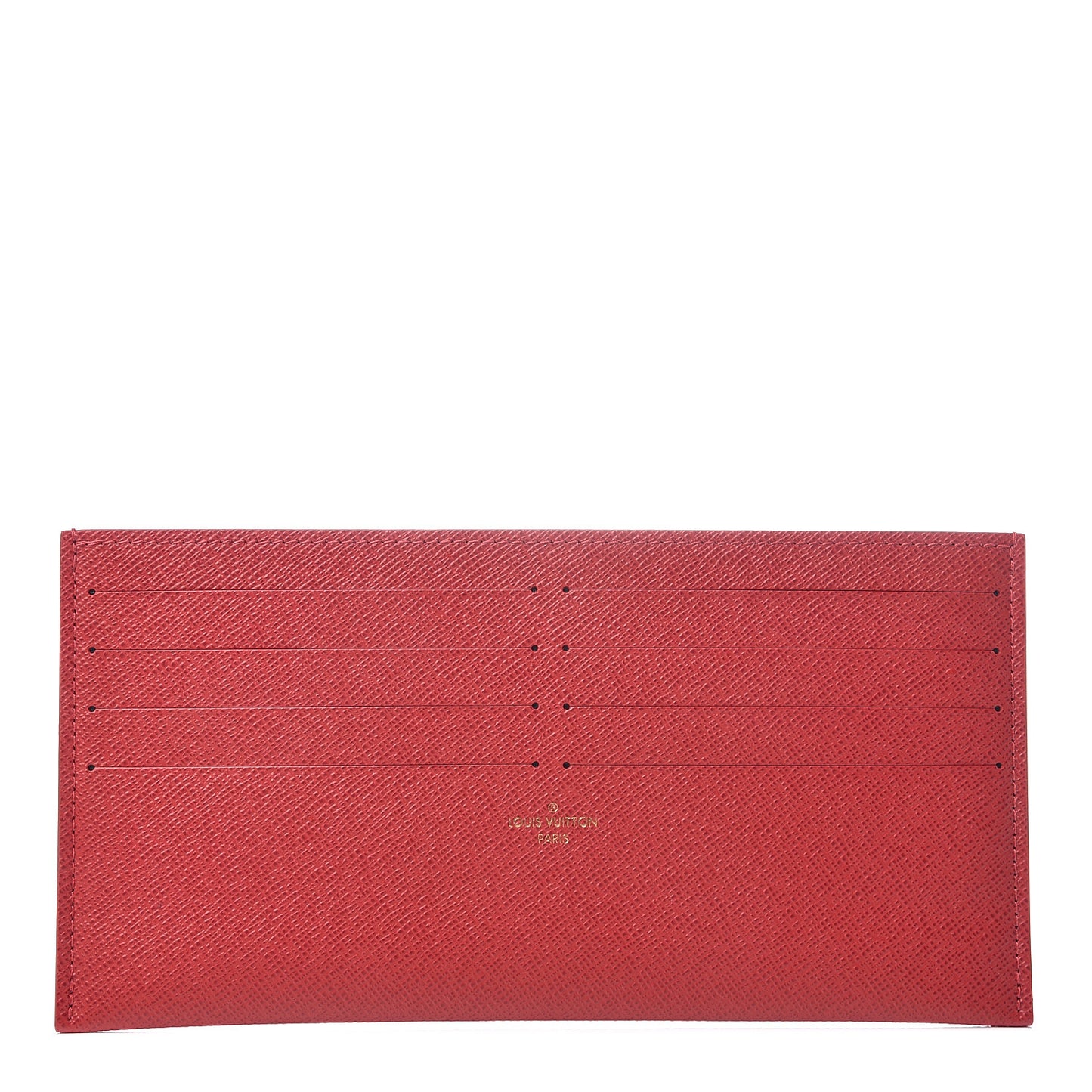 Calfskin Felicie Card Holder Insert Cherry
