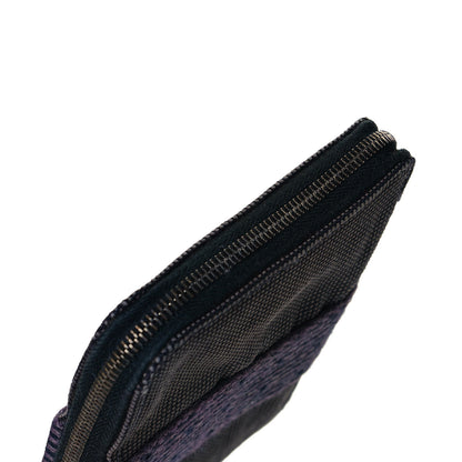 Hermes Canvas Herline Zip Wallet Grey 10 of 11