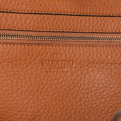 Valentino Garavani Pebbled Calfskin Medium Rockstud Tote Light Cuir 7 of 10