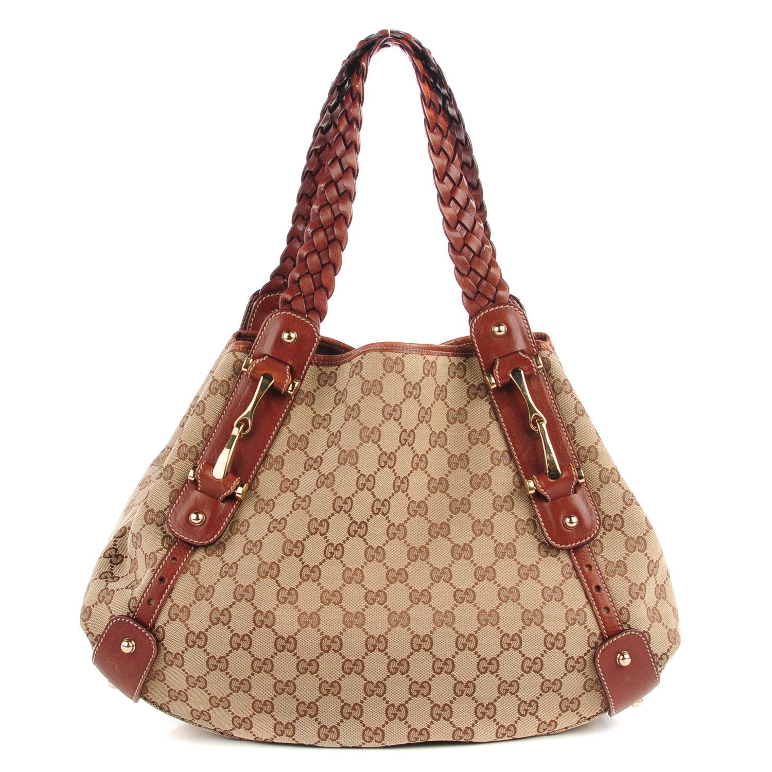 Gucci Monogram Medium Pelham Shoulder Bag Brown 1 of 7