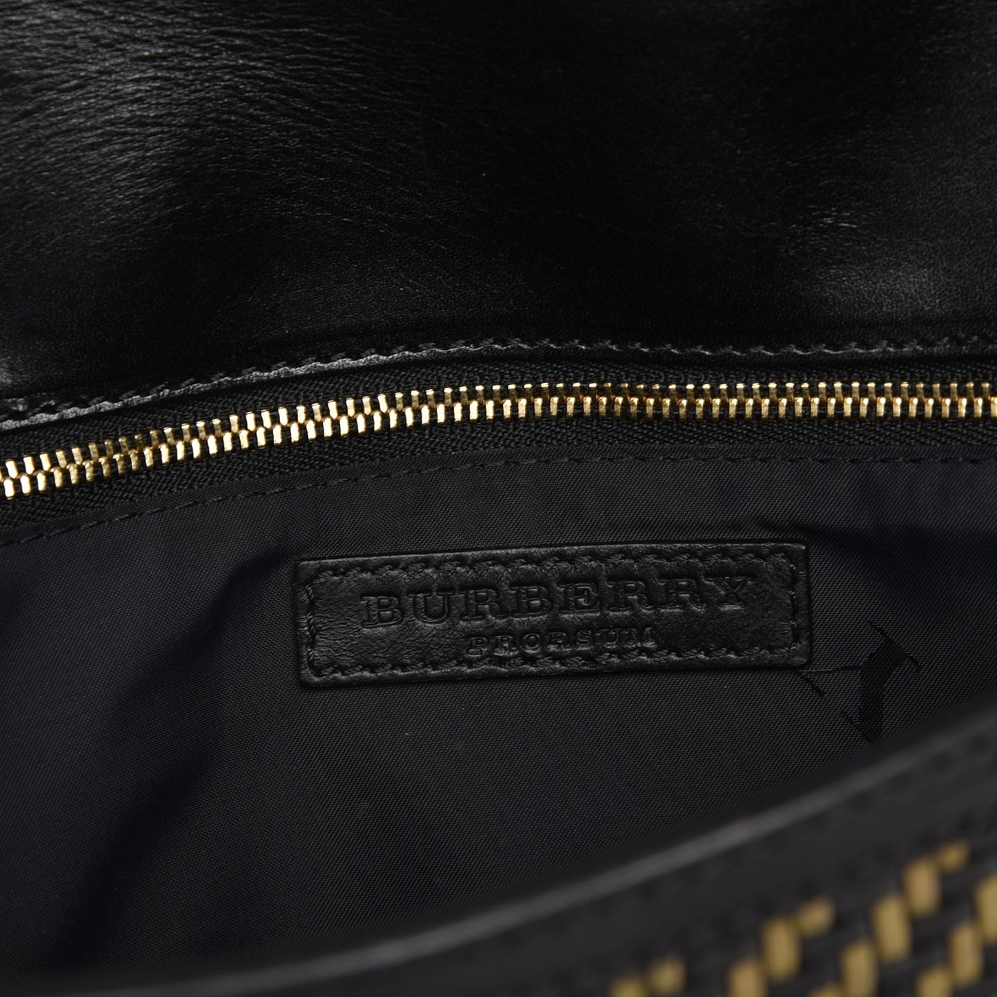 Prorsum Calfskin Cotton Woven Clutch Black Multi