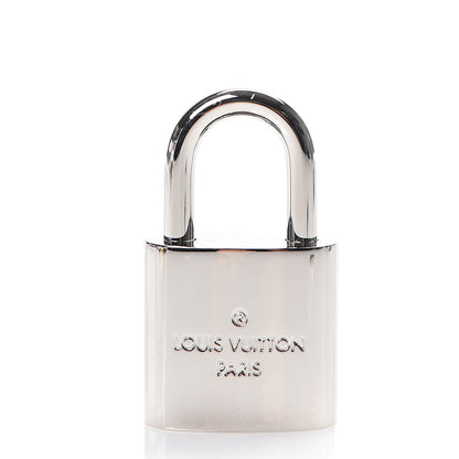 Louis Vuitton Polished Silver Lock and 2 Keys Set #431 3 of 3