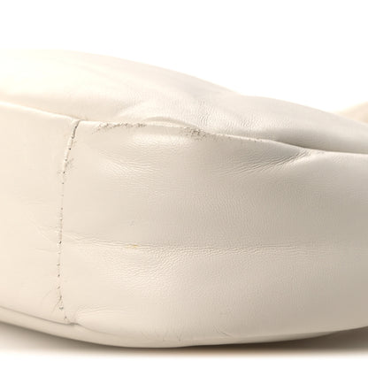 Prada Nappa Soft Padded Mini Bag White 9 of 10