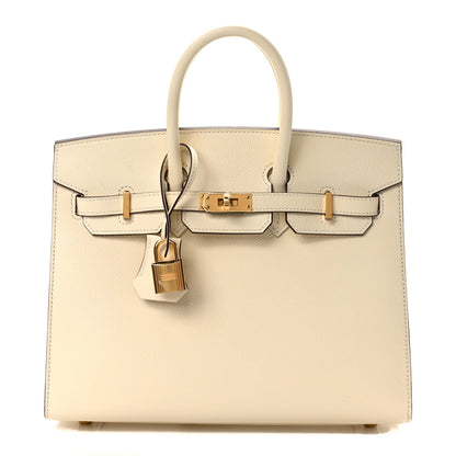 Hermes Epsom Birkin Sellier 25 Nata 1 of 13