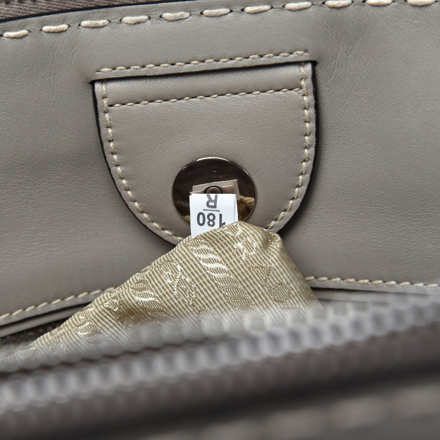 City Calf Small Hand Stitched Galleria Double Zip Tote Calce